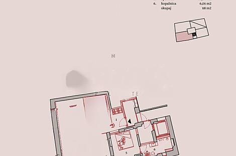 Центр, квартира с 2,5 комнатами: 8