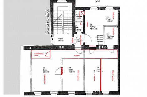 Четырехкомнатная квартира в центре: 16