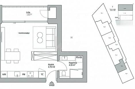 Апартаменты в центре Любляны: 2