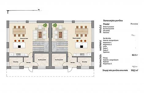Новый Дравлье — дом, состоящий из двух квартир.: 7