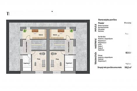 Новый Дравлье — дом, состоящий из двух квартир.: 9