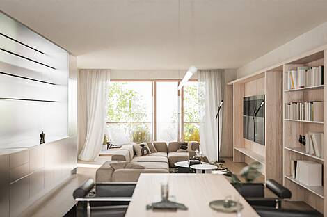 Квартира с двумя комнатами в Бежиграде: 2