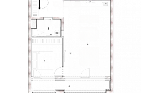 2-комнатная квартира Бежиград: 11
