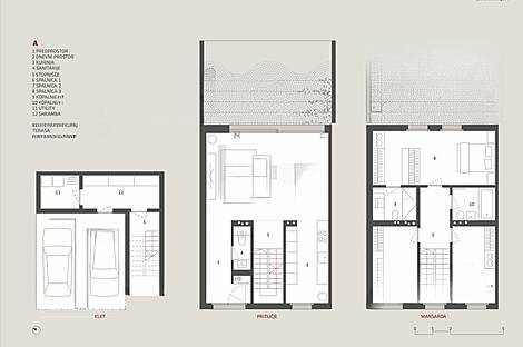 Здание с террасой в Бледе: 9