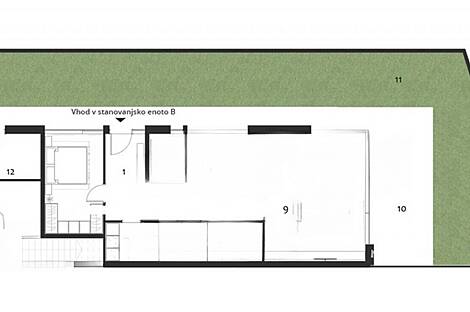 Трехкомнатная квартира в Новом Станежиче: 21