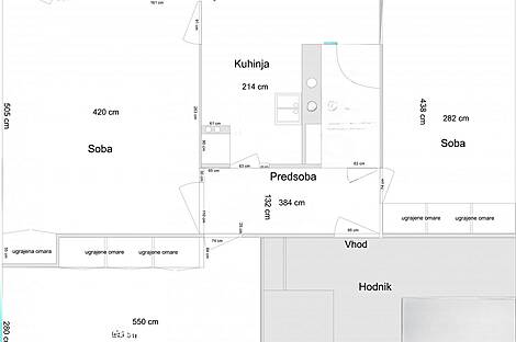 Трехкомнатная квартира на Новой Линхартовой: 16