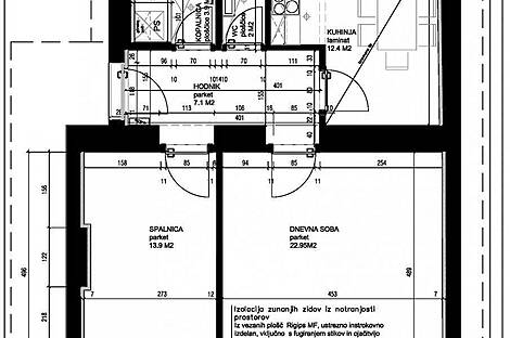 Двухкомнатная квартира в центре: 1